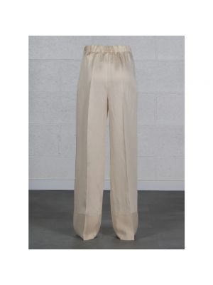 Pantalones bootcut Semicouture beige