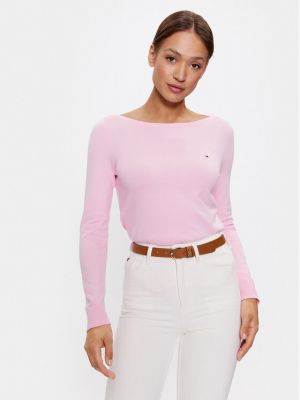 Пуловер Tommy Hilfiger розово