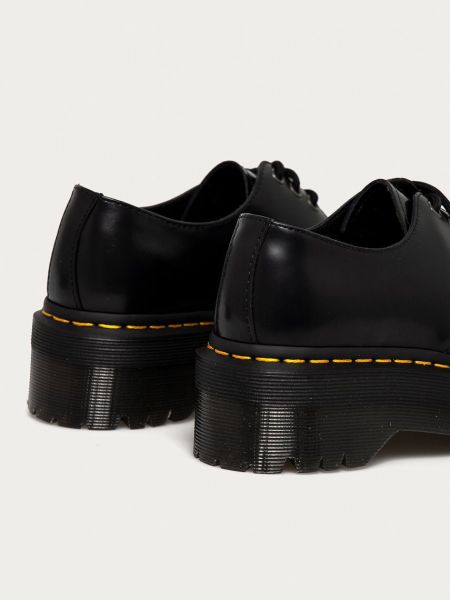 Pantofi din piele cu platformă Dr. Martens negru
