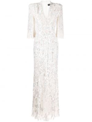 Вечерна рокля Jenny Packham бяло