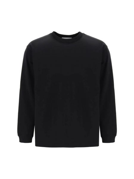 Einfarbiger sweatshirt aus baumwoll mit langen ärmeln Closed schwarz