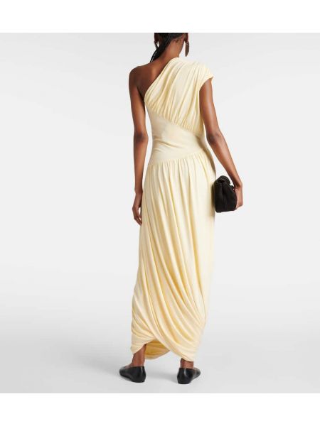 Μάξι φόρεμα από ζέρσεϋ Tove κίτρινο