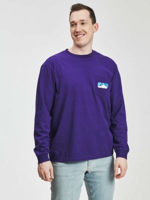 Tricou cu mânecă lungă Gap violet