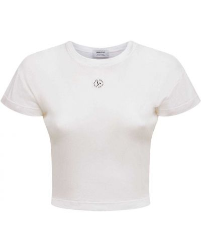 Bílé tričko bavlněné Sami Miro Vintage