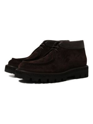 Замшевые ботинки Barrett коричневые