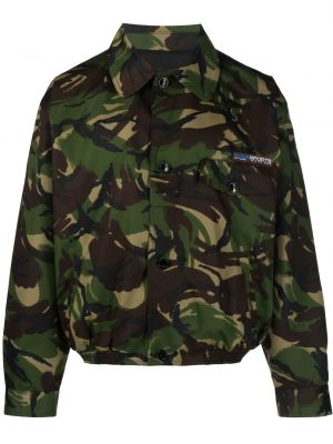 Jacke mit geknöpfter mit print mit camouflage-print Martine Rose