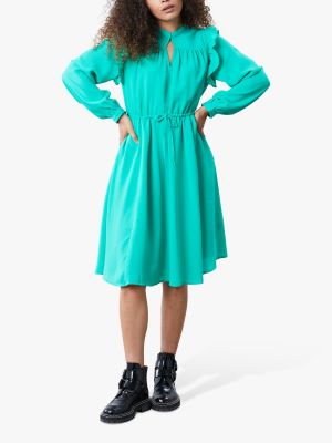 Платье на шнуровке Lollys Laundry зеленое