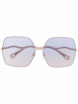 Overdimensjonert briller Chloé Eyewear gull