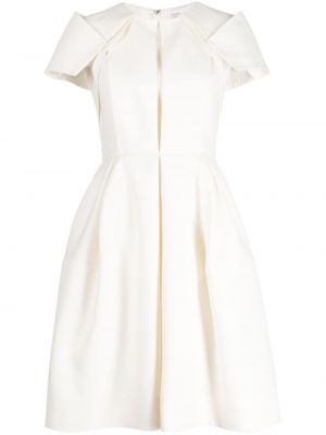 Mini haljina s draperijom Dice Kayek bijela