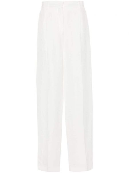 Pantalon plissé Msgm blanc