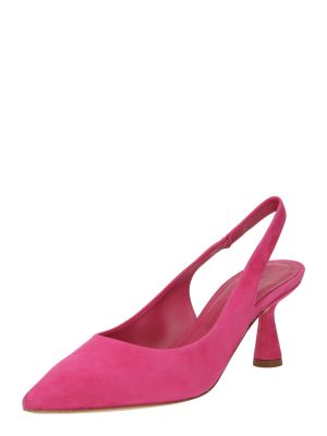 Полуотворени обувки с ток с отворена пета Kennel & Schmenger розово