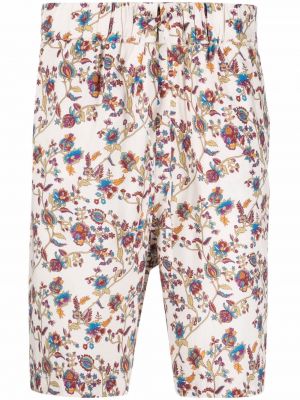 Trykt floral bomull bermudashorts Isabel Marant