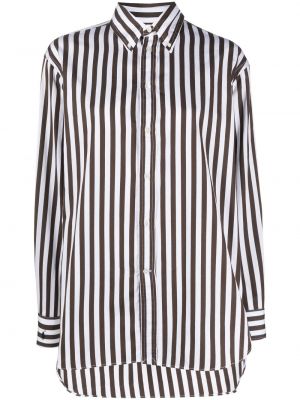 Geblümte geblümte seiden t-shirt Polo Ralph Lauren braun