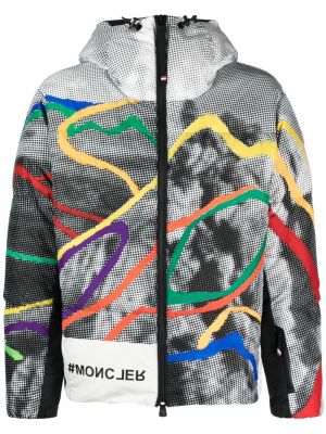 Smučarska jakna Moncler Grenoble bela