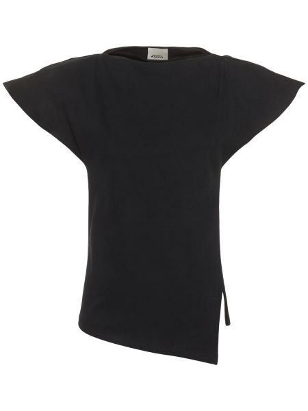 Camiseta de tela jersey Isabel Marant negro