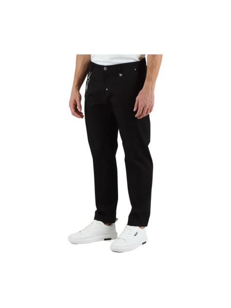 Pantalones slim fit de algodón Antony Morato negro