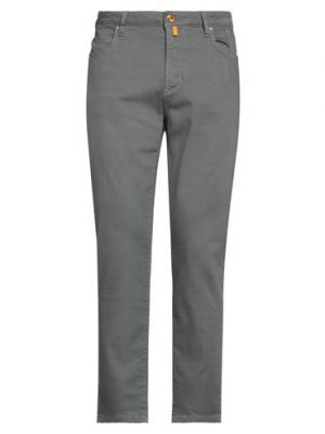 Pantaloni di cotone Jeckerson grigio