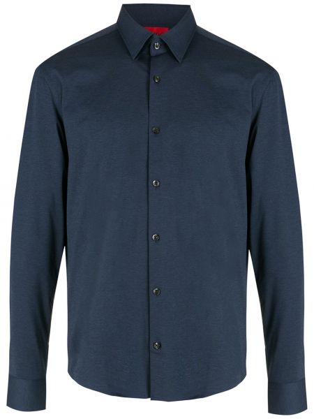Camisa manga larga Hugo azul