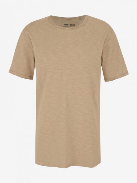 T-shirt Only & Sons beige