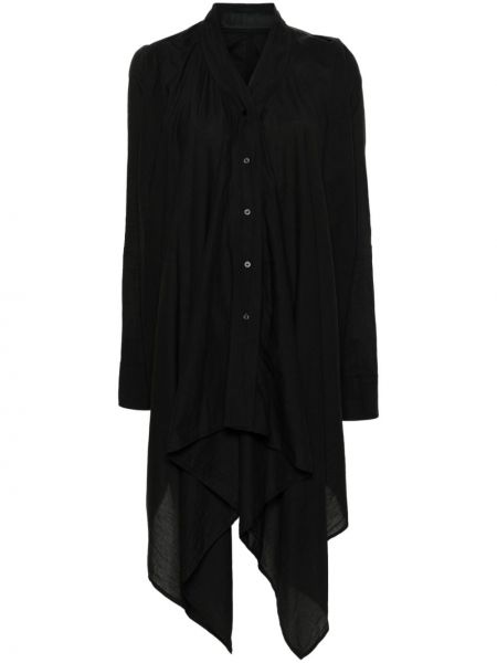 Ασύμμετρο πουκάμισο Marc Le Bihan μαύρο