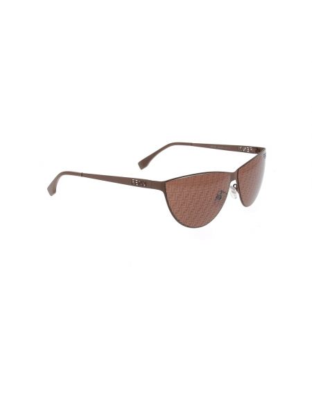 Okulary przeciwsłoneczne eleganckie Fendi brązowe