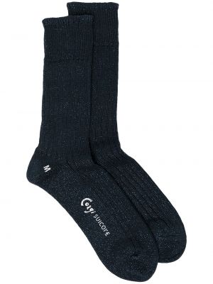 Чорапи с принт Suicoke синьо