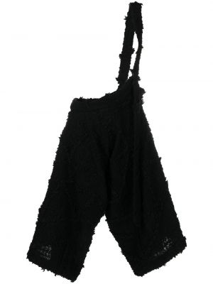 Pantalon en laine Y's noir