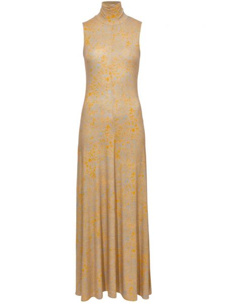 Rovné šaty s potlačou s abstraktným vzorom Proenza Schouler White Label