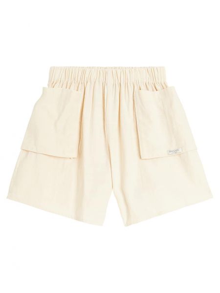 Cargo shorts i bomull för tjejer Donsje beige