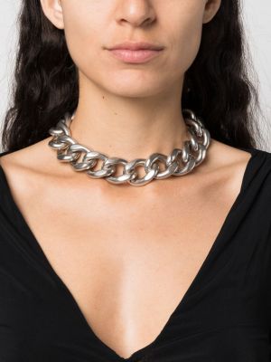 Chunky náhrdelník Isabel Marant stříbrný
