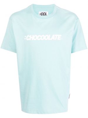 T-shirt Chocoolate blå