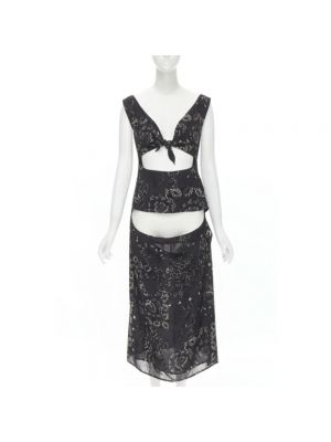Sukienka Yohji Yamamoto Pre-owned czarna