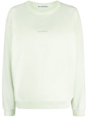 Trykt sweatshirt Acne Studios grønn