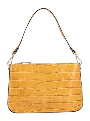 Кожаная сумка Tuscany Leather желтая