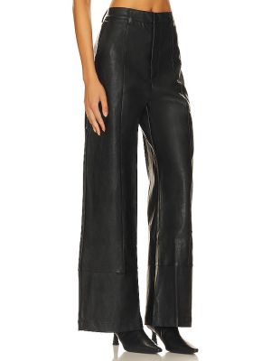 Pantalon large Bardot noir