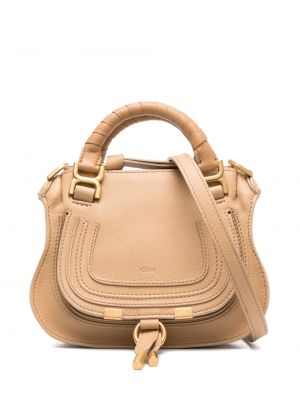 Crossbody torbica Chloé smeđa