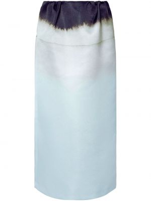 Midi suknja tie-dye Altuzarra plava