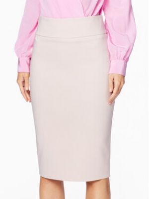 Slim fit priliehavá puzdrová sukňa Rinascimento - ružová