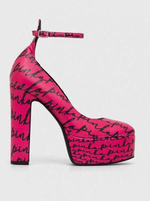 Полуотворени обувки Pinko розово