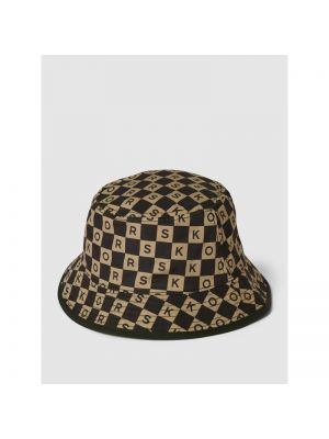 Czapka typu bucket hat z logo na całej powierzchni model ‘LNY BUCKET HAT’ Michael Kors