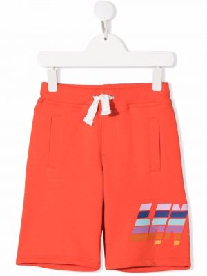 Trykt shorts for jenter Lanvin Enfant oransje