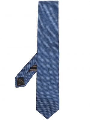 Вратовръзка с принт Brioni синьо