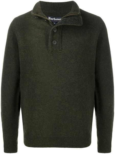 Pull à col montant Barbour vert