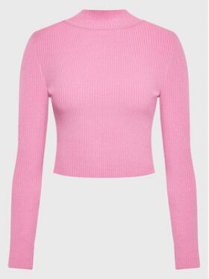 Розовый свитер слим Glamorous