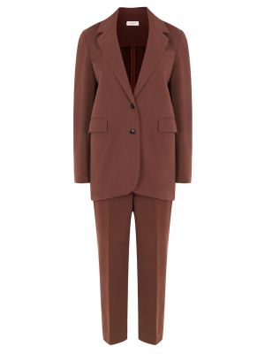Хлопковый костюм Circolo 1901 коричневый