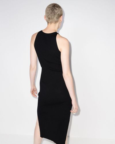 Asymetrické midi šaty Dion Lee černé