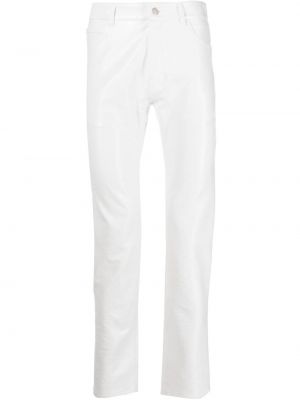 Pantaloni dritti slim fit Courrèges bianco