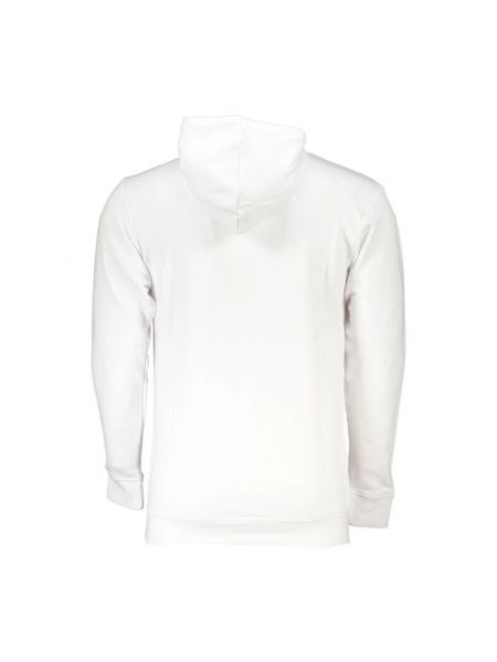 Bluza z kapturem Cavalli Class biała