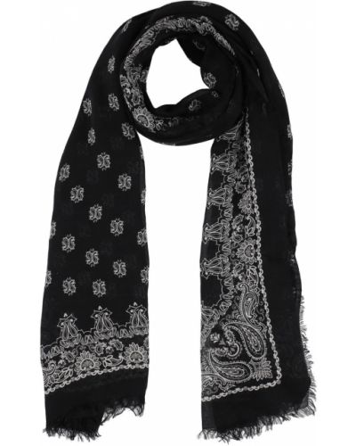 Кашмирен шал от модал Saint Laurent черно