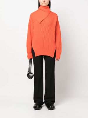 Woll pullover Jil Sander orange